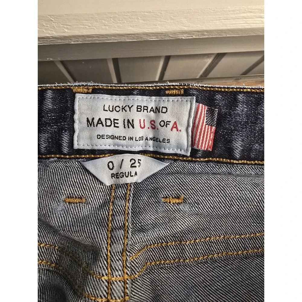 LUCKY BRAND Made in USA Lolita‎ Boot Jeans | White Oak Cone Denim | Size 0/25
